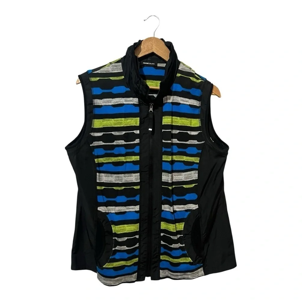 Frank Walder Vest Women's Plus Size 16 Full Zipper Sweater Pockets Casual